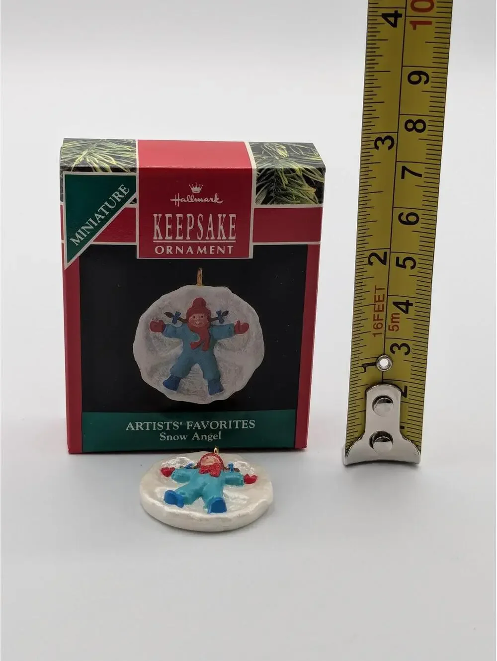 Hallmark Keepsake Snow Angel Miniature Ornament 1990, New in Box